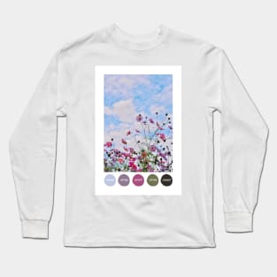 Wildflower Power Color Palette [Dots] Long Sleeve T-Shirt